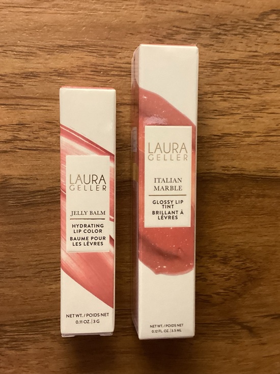 Laura Geller Other - Set of 2 Laura Geller Lip Tint and Balm, Full Size and New in Box